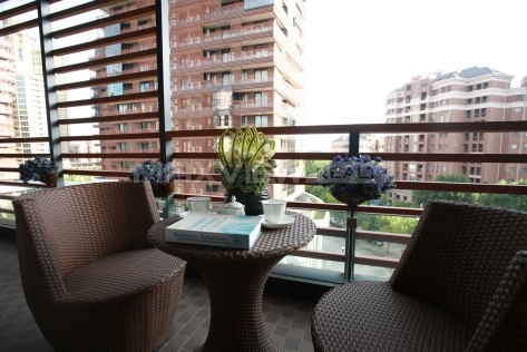 Capcious apartment in Green Court of Shanghai 1bedroom 90sqm ¥23,000 SH016778