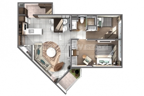 Park Lane   |   尚泰里 2bedroom 92sqm ¥26,000 PL0001