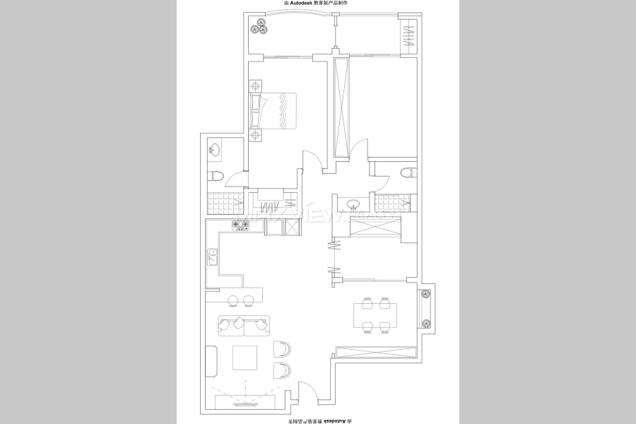 Old Lane House on Fumin Road in Shanghai 3bedroom 140sqm ¥25,000 SH017411