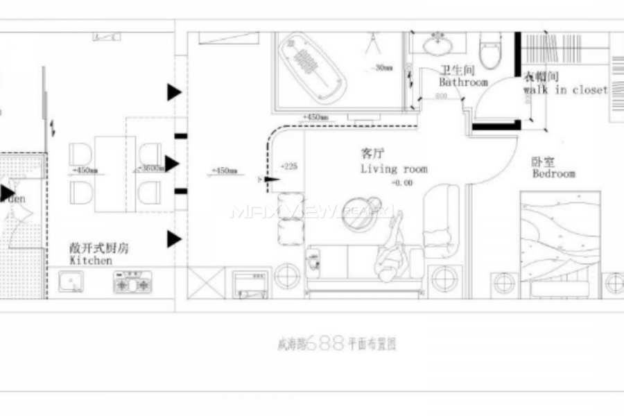 Shanghai old apartment rental on Weihai Road 2bedroom 108sqm ¥22,000 SH017414