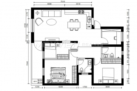 Nanjing W. Rd 4bedroom 120sqm ¥33,000 SH017617