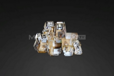 Green Court Middle Serviced Apartment 3bedroom 136sqm ¥30,000 GCM0001