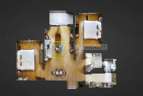 Green Court Middle Serviced Apartment 2bedroom 95sqm ¥22,000 CMG0005