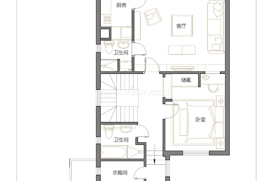 Old Apartment on Shanxi South Road 3bedroom 160sqm ¥35,000 SH018084