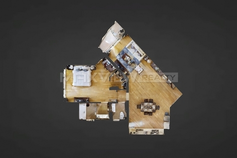Green Court Diamond Serviced Apartment 1bedroom 113sqm ¥20,000 GCD0001