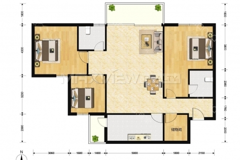 Lakeville Regency 3bedroom 188sqm ¥40,000 PRY0009