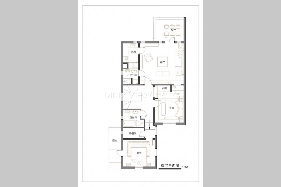 Old Apartment on Shanxi South Road 3bedroom 160sqm ¥35,000 PRS68