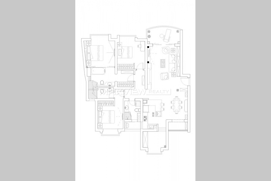 Brilliant City  3bedroom 168sqm ¥25,000 PRS702