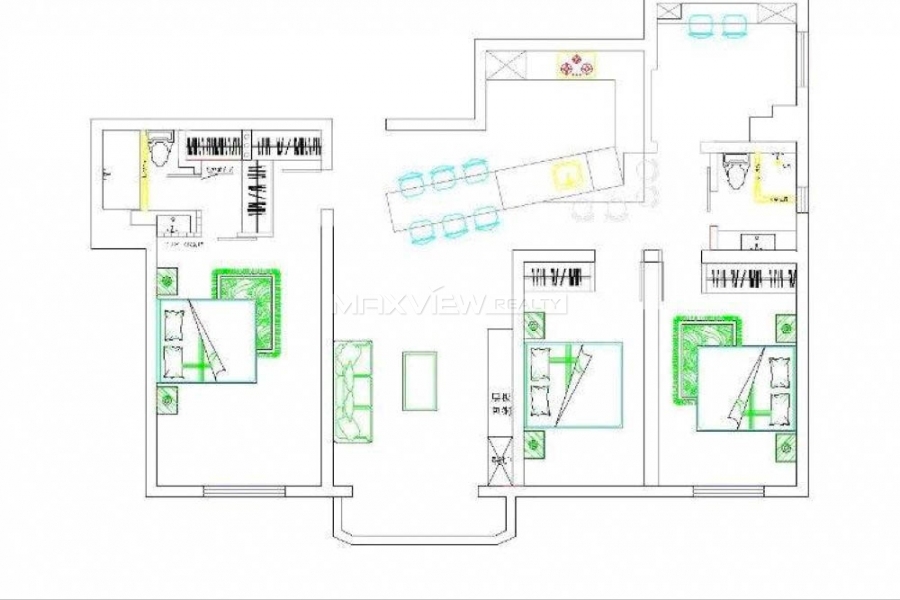 YangGuangSiJi 4bedroom 160sqm ¥27,000 PRS707