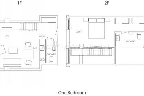 Base Living Shiziwan 1bedroom 106sqm ¥17,000 PRS1605