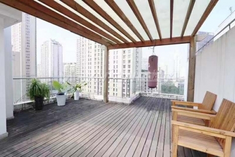 Lakeville at Xintiandi penthouse with 80sqm roof terrace 3bedroom 215sqm ¥45,000 PRS16195