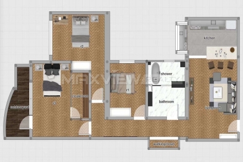 Xingguo Yuan 3bedroom 150sqm ¥23,500 PRS6230