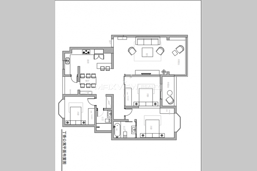 Clove Apartment 3bedroom 160sqm ¥33,000 PRS6299