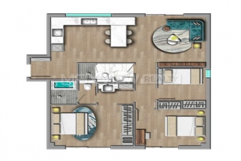 KYMS Living 3-Bedroom Serviced Apartment 3bedroom 130sqm ¥37,000 KYMS005