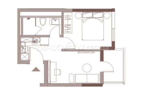 Blinq Residences Shanghai Wujiaochang 1Br with Balcony and Lakeview 1bedroom 52sqm ¥13,000 PRA17002